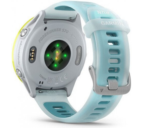 Умные часы Garmin Forerunner 570 47 мм (серебристый/желтый)
