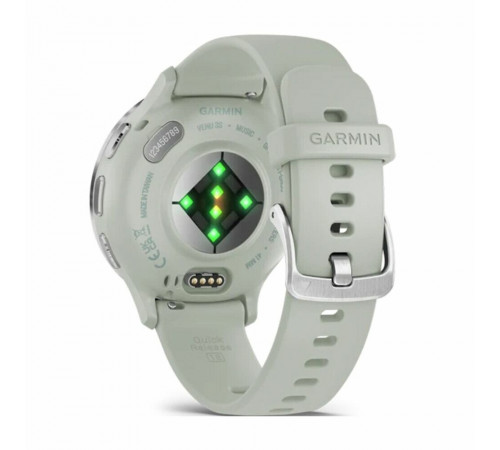 Умные часы Garmin Venu 3S (шалфей, с силиконовым ремешком)
