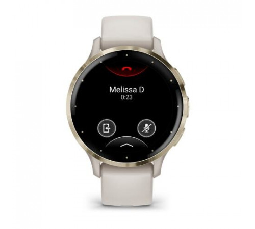 Умные часы Garmin Venu 3S (слоновая кость, с силиконовым ремешком)