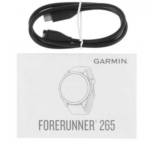 Умные часы Garmin Forerunner 265S (белый камень/нео-тропик)