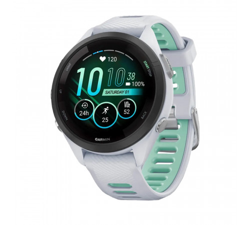 Умные часы Garmin Forerunner 265S (белый камень/нео-тропик)