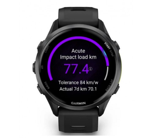 Умные часы Garmin Forerunner 970 47 мм (темно-серый/серый)