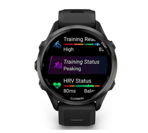 Умные часы Garmin Forerunner 970 47 мм (темно-серый/серый)