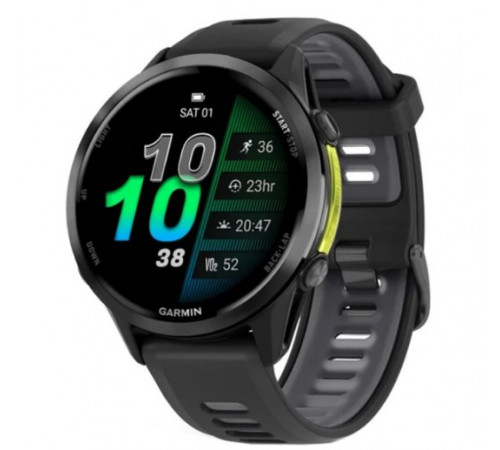 Умные часы Garmin Forerunner 970 47 мм (темно-серый/серый)