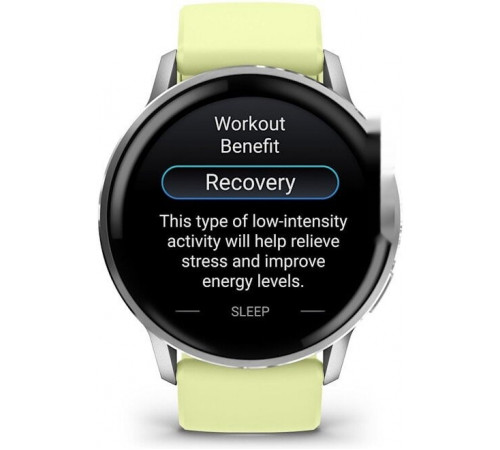 Умные часы Garmin Venu 4 45 мм (серебристый/желтый)