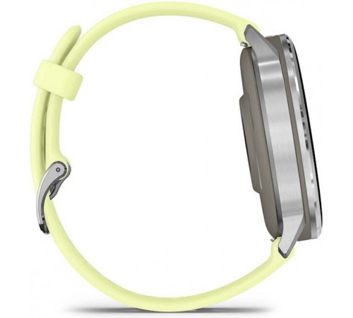 Умные часы Garmin Venu 4 45 мм (серебристый/желтый)