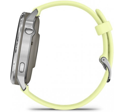 Умные часы Garmin Venu 4 45 мм (серебристый/желтый)