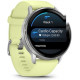 Умные часы Garmin Venu 4 45 мм (серебристый/желтый)