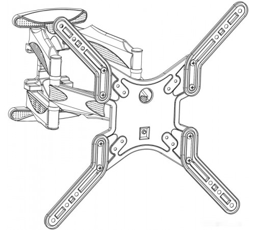 Кронштейн Onkron M5 (белый)