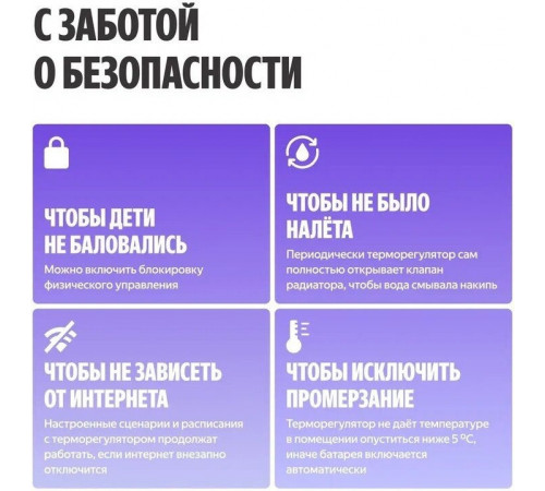 Умный термостат радиаторный Яндекс YNDX-00518
