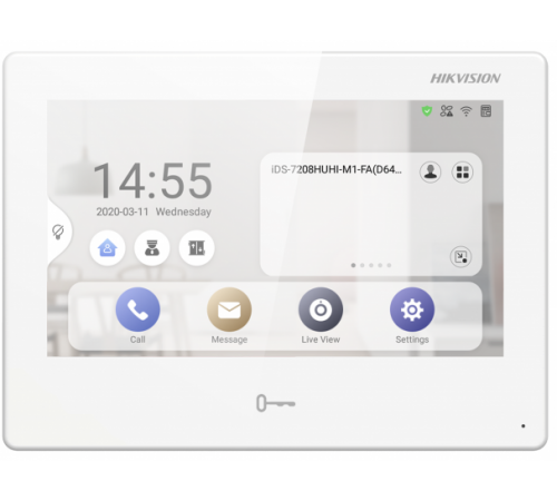 Видеодомофон Hikvision DS-KH9310-WTE1 (белый)