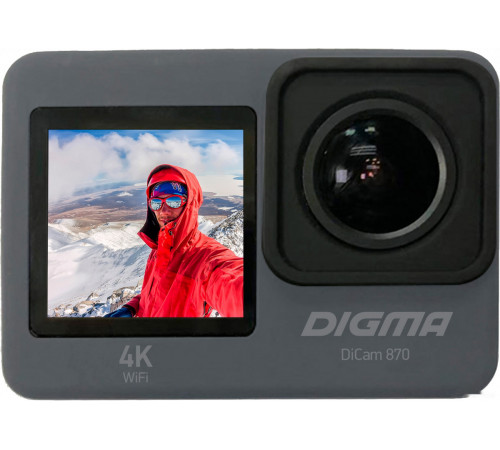Экшн-камера DIGMA DiCam 870