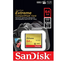 Карта памяти SanDisk Extreme CF 64Gb