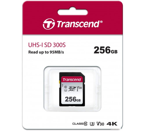 Карта памяти Transcend SDXC 300S 256GB
