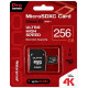 Карта памяти Qumo microSDXC QM256GMICSDXC10U3 256GB