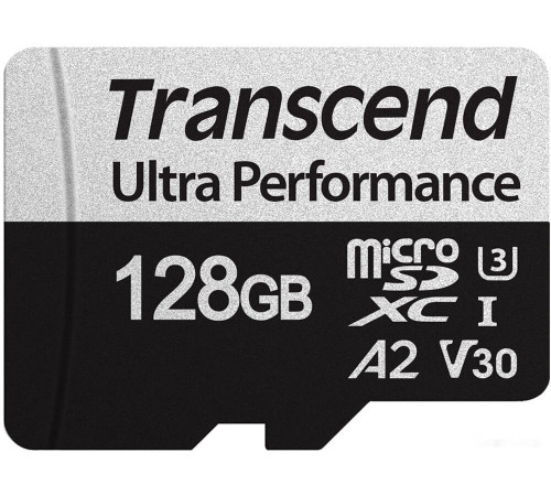 Карта памяти Transcend microSDXC 340S 128GB (с адаптером)