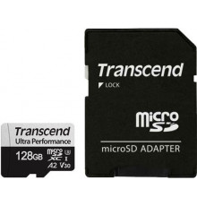 Карта памяти Transcend microSDXC 340S 128GB (с адаптером)