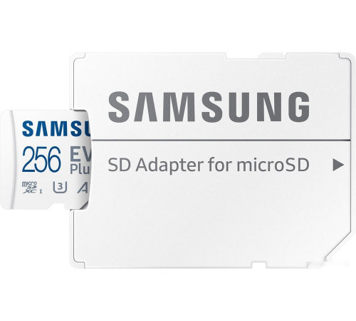 Карта памяти Samsung EVO Plus 2021 microSDXC 256GB (с адаптером)