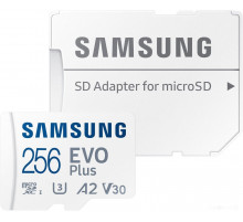 Карта памяти Samsung EVO Plus 2021 microSDXC 256GB (с адаптером)