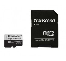 Карта памяти Transcend microSDXC TS64GUSD350V 64GB (с адаптером)