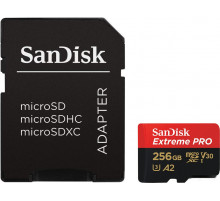 Карта памяти SanDisk Extreme PRO microSDXC SDSQXCD-256G-GN6MA 256GB (с адаптером)