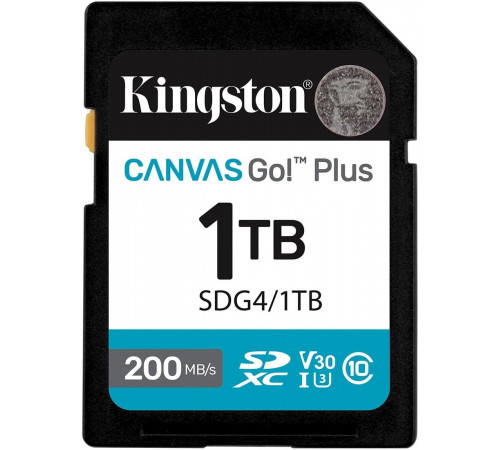 Карта памяти Kingston Canvas Go! Plus SDXC 1TB SDG4/1TB