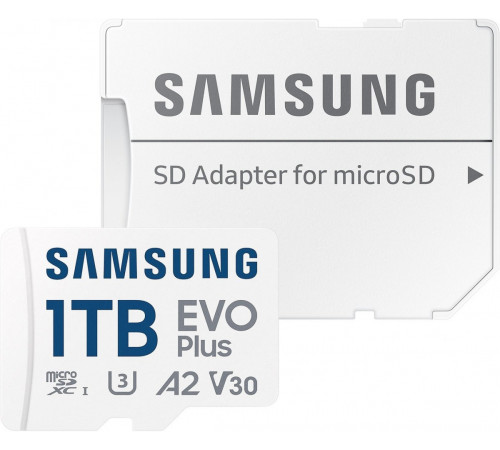 Карта памяти Samsung EVO Plus 2024 microSDXC 1TB (с адаптером)