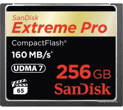 Карта памяти SanDisk Extreme Pro CompactFlash 256GB [SDCFXPS-256G-X46]