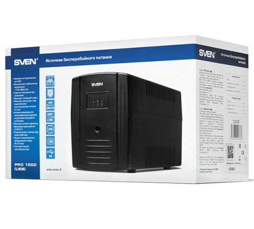 Источник бесперебойного питания Sven Pro 1000 USB