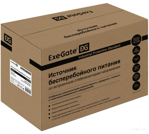 Источник бесперебойного питания Exegate SpecialPro Smart LLB-2000.LCD.AVR.4C13.RJ.USB EX292631RUS