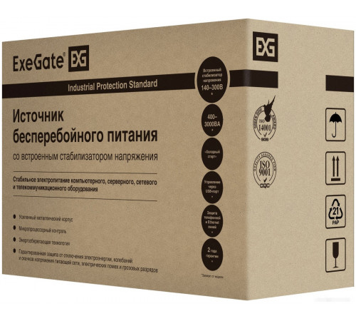Источник бесперебойного питания Exegate SpecialPro Smart LLB-1200.LCD.AVR.4SH.USB EP285494RUS