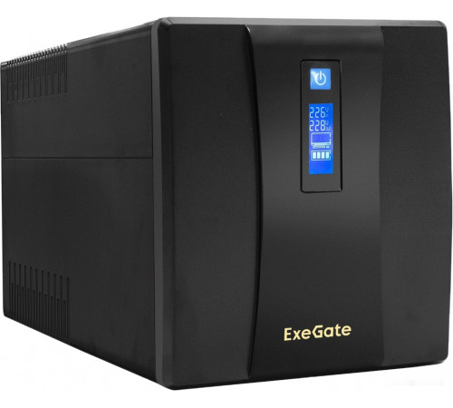 Источник бесперебойного питания Exegate SpecialPro Smart LLB-1500.LCD.AVR.4SH.USB EP212520RUS