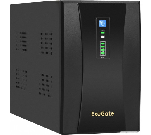 Источник бесперебойного питания Exegate SpecialPro UNB-2200.LED.AVR.1SH.2C13.RJ.USB EX292611RUS