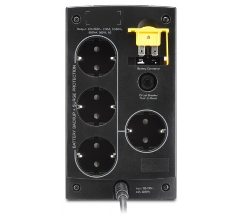Источник бесперебойного питания APC by Schneider Electric Back-UPS BC650-RSX761