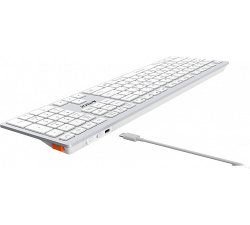 Клавиатура A4Tech Fstyler FBX50C (серебристый/белый)