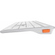 Клавиатура A4Tech Fstyler FBX50C (серебристый/белый)
