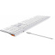 Клавиатура A4Tech Fstyler FBX50C (серебристый/белый)