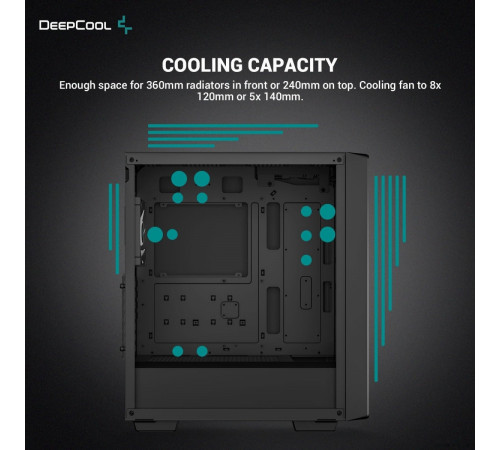 Корпус Deepcool CC560 V2 ARGB R-CC560-BKTAA4-G-2