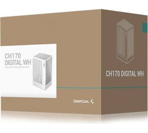 Корпус Deepcool CH170 Digital WH R-CH170-WHNPI0D-G-1