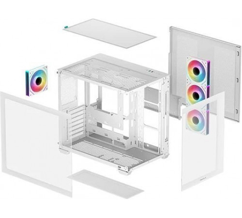Корпус Deepcool CG530 4F WH R-CG530-WHADA4-G-1