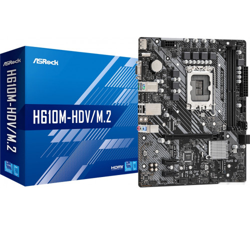 Материнская плата ASROCK H610M-HDV/M.2