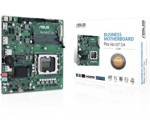 Материнская плата Asus Pro H610T D4-CSM