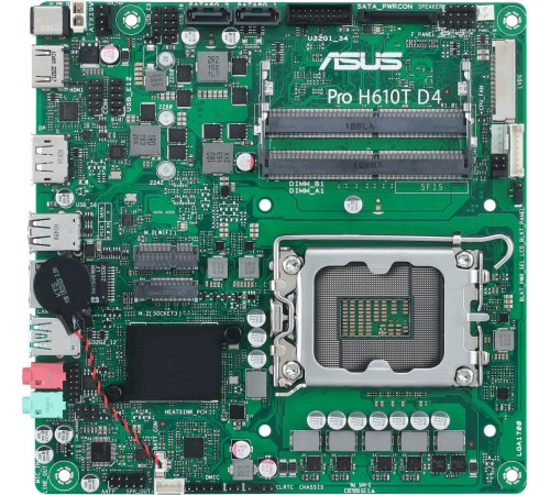 Материнская плата Asus Pro H610T D4-CSM