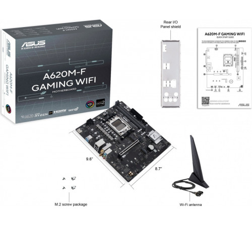 Материнская плата Asus A620M-F Gaming WiFi