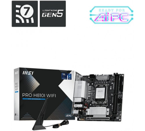 Материнская плата MSI PRO H810I WiFi