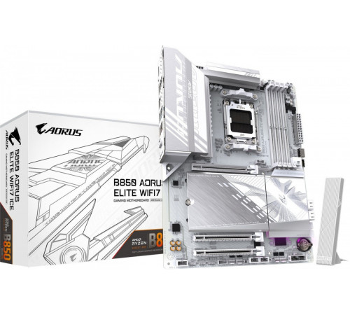 Материнская плата Gigabyte B850 Aorus Elite WiFi7 Ice (rev. 1.1)