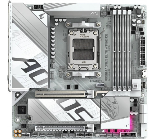Материнская плата Gigabyte B850M Aorus Elite WiFi6E Ice (rev. 1.1)