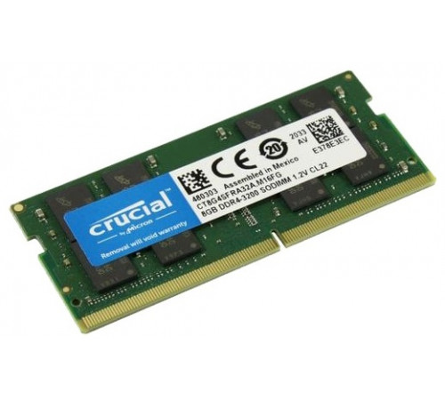 Модуль памяти Crucial 16GB DDR4 SODIMM PC4-25600 CT16G4SFRA32A