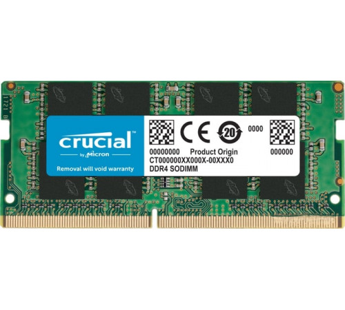 Модуль памяти Crucial 16GB DDR4 SODIMM PC4-25600 CT16G4SFRA32A