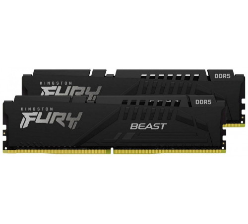 Модуль памяти Kingston FURY Beast 2x16GB DDR5 PC5-41600 KF552C40BBK2-32